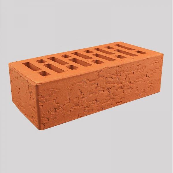 Кирпич лицевой Строма, Красный «Кора дуба», 1,4НФ